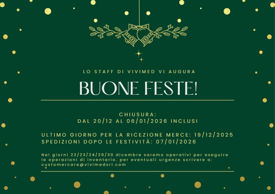 CHIUSURA FESTIVITA' NATALIZIE VIVIMED SRL